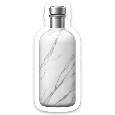 white-marble-bottle sticker