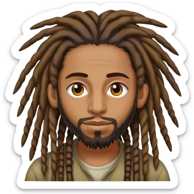 Pakistani with dreads  sticker