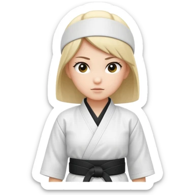 Aikido girl sticker