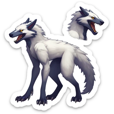 Modern Vernid-Trico-Sergal species by LiLaiRa sticker