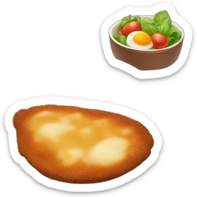 milanesa food sticker