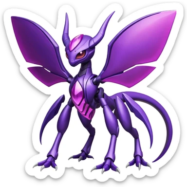 Genesect-Miraidon-Lunala-Fakémon-hybrid-creature (full body)  sticker