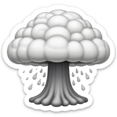 Can we make a nuclair bomb musroom cloud emoji sticker