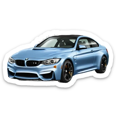 BMW M4 Emoji sticker