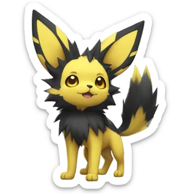 Umbreon-Jolteon full body sticker