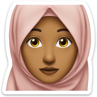 Hijabi-woman-eye roll-🙄 sticker
