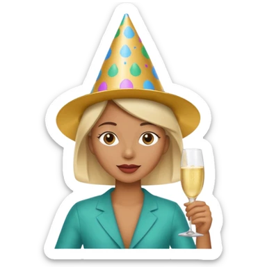 una festa di compleanno sticker