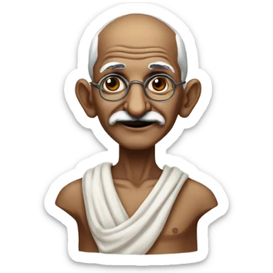 mahatma gandhi sticker