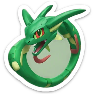 pokemon rayquaza sticker