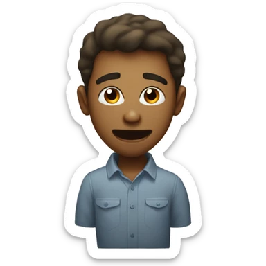 A mixture of 😒 but it has its tongue out like 😛   sticker