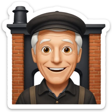 Dick Van Dyke chimney sweep  for discord  sticker