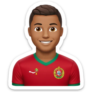 Ronaldo Portugal jersey  sticker