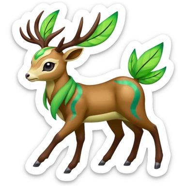 Meloetta-Sawsbuck-Virizion-Pokémon-Fakémon-creature sticker