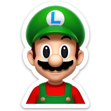 Cree moi un emoji luigi sticker