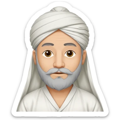 White color ki dhani white colour ki company pajama wale Maulana Hafiz ji sticker