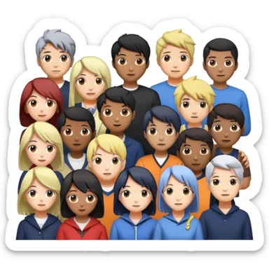 no divisions are like different groups that focus on their different task BUT MAKE IT A DISCORD EMOJI, MAKE IT ANIME sticker