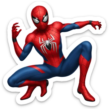 Spiderman Kaine Parker Clone Scarlet Spiderman emoji sticker