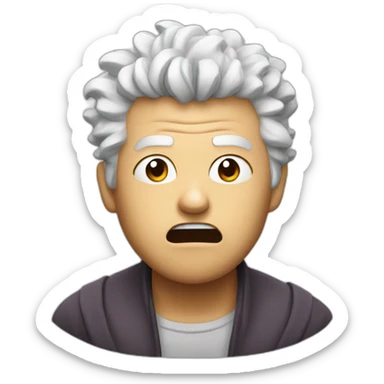 mugatu shocked sticker