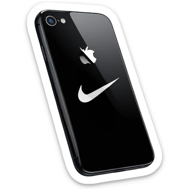 Quiero uno iPhone como el iPhone pero como las marca Nike sticker