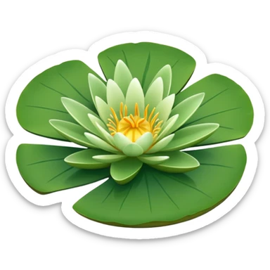 Lily pad only sticker