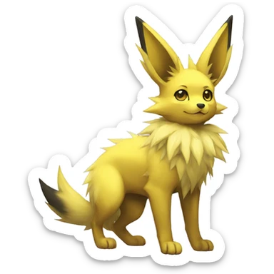 Jolteon-Umbreon full body sticker