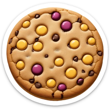 chocolate chip cookie with dark chocolate chips sticker