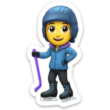 Patinoire sticker
