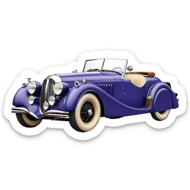 very fast racing 1934 jaguar roadster rustic rusty lowered low rider antique rat hot rodded blueberry and cherry pearl mod caravan sticker