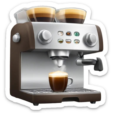 cute espresso machine sticker