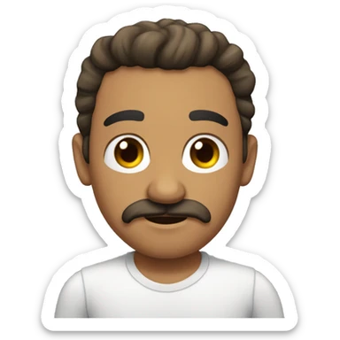 Abrazar una almohada  sticker