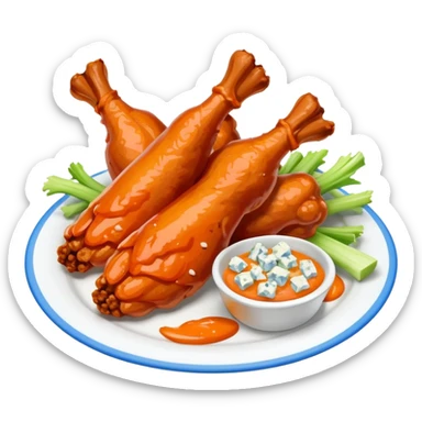 buffalo chicken wings sticker