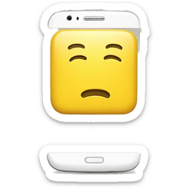 smart phone yellow color sticker