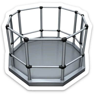 Mma octogone sticker