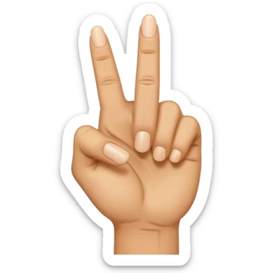  Can you do the Oke sign but than with de middle vinger. And I dont want to see your palm sticker