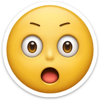 very excited and shock emoji sticker