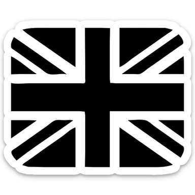 British flag sticker