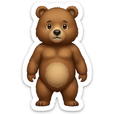 bear animal sticker