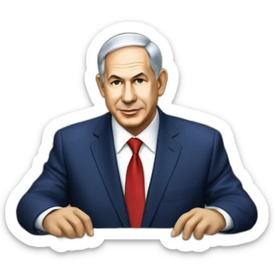 Benjamin Netanyahu the island of dreams sticker