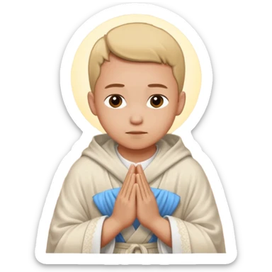 pray to the lord in the peace of our home sticker