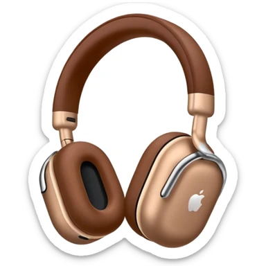 Airpods max brown color sticker