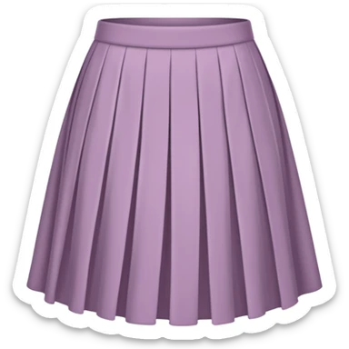 Mauve skirt sticker