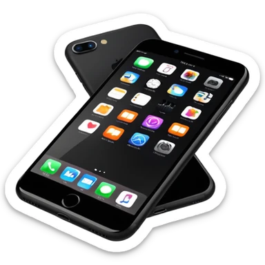 iPhone 7 running iOS 26 sticker