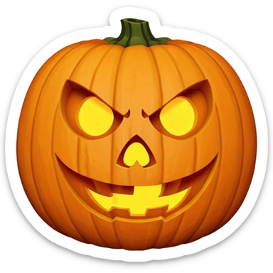 Halloween spooky sticker