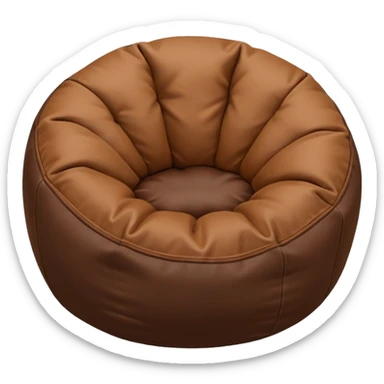 bean bag chair topdown sticker