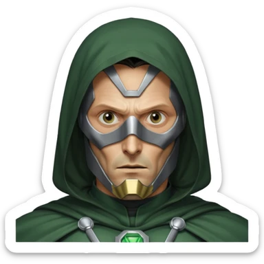Mads Mikkelsen as Doctor Victor von Doom No mask sticker