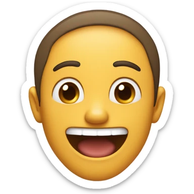 Laughing beyond comprehension sticker