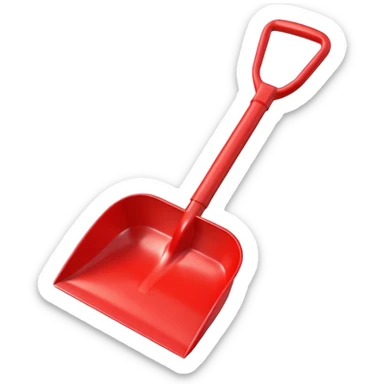 toy shovel sticker