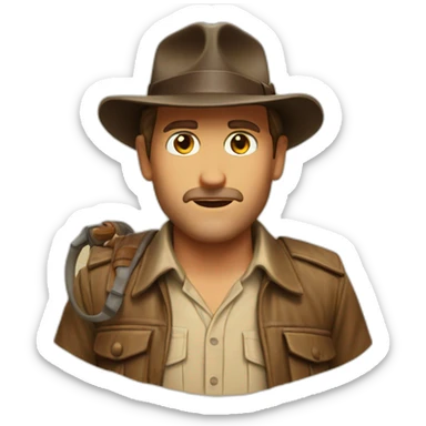 indiana jones sticker