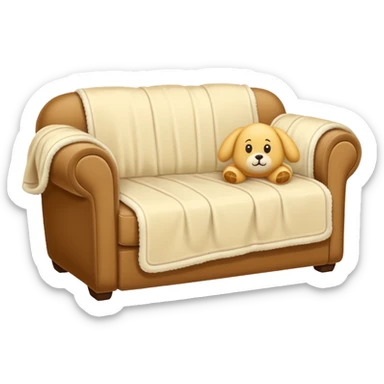 cozy couch blankets livingroom  sticker
