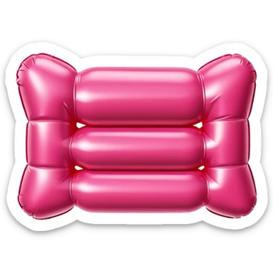  SPAM meat jeff koons style inflatable abstract art sculpture  sticker